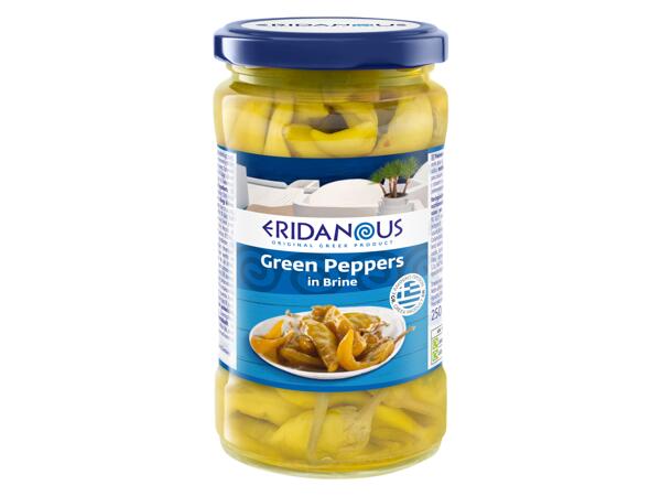 Green Peppers in Brine