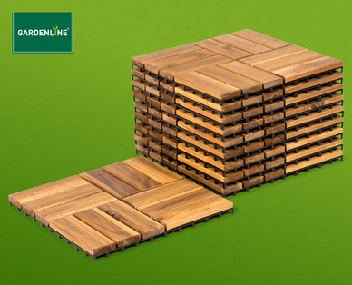 GARDENLINE Holzfliesen