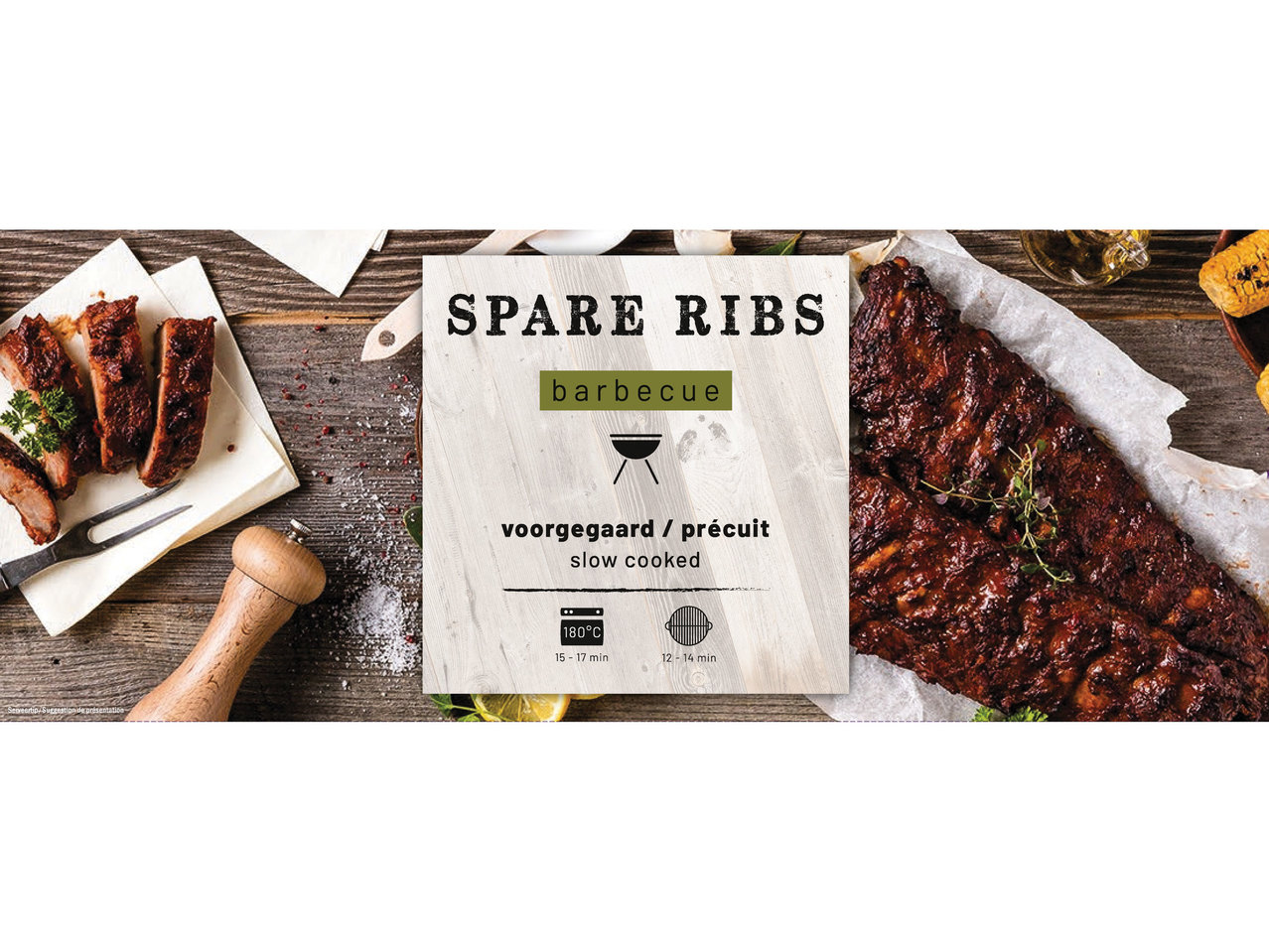 Vorgegarte Spareribs