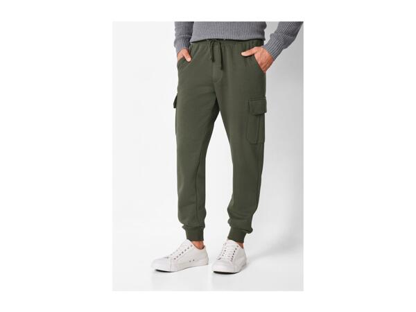 Livergy Men's Cargo Joggers - Olive