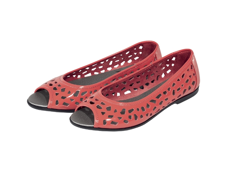 ESMARA Ladies' Laser Cut Ballerina Pumps