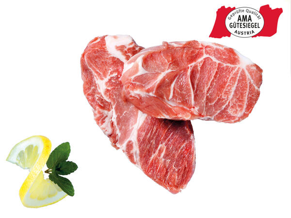 Frische Schopfsteaks