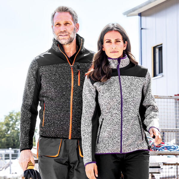 Arbeits-Strickfleece Jacke