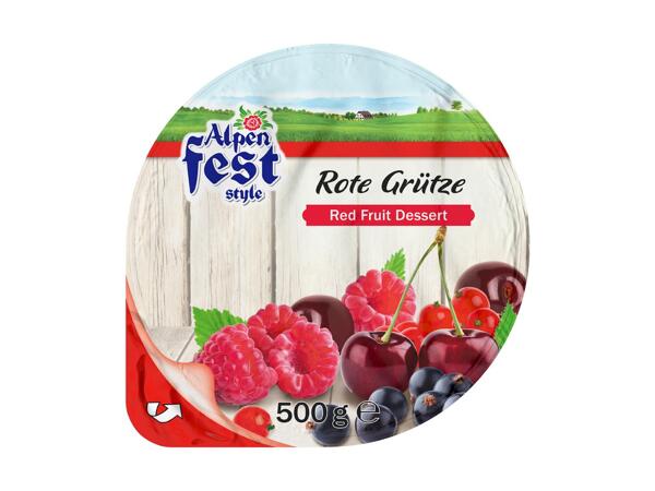 Red Fruit Dessert