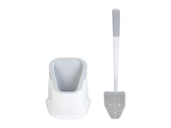 Livarno Home Bristle-Free Toilet Brush Set