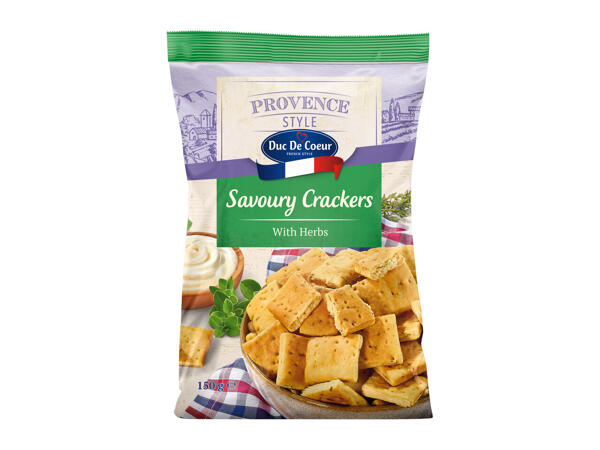 Duc de Coeur Savoury Crackers with Herbs