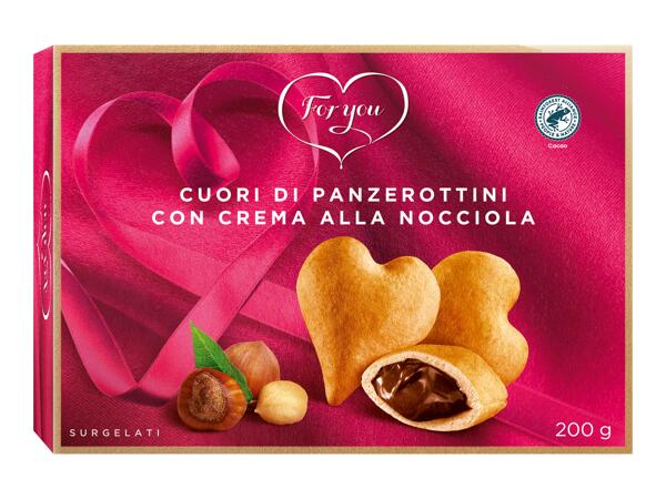Panzerottini with Hazelnut Cream