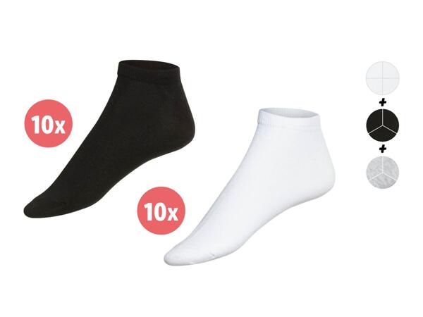 Ladies' trainer socks, 10 pairs