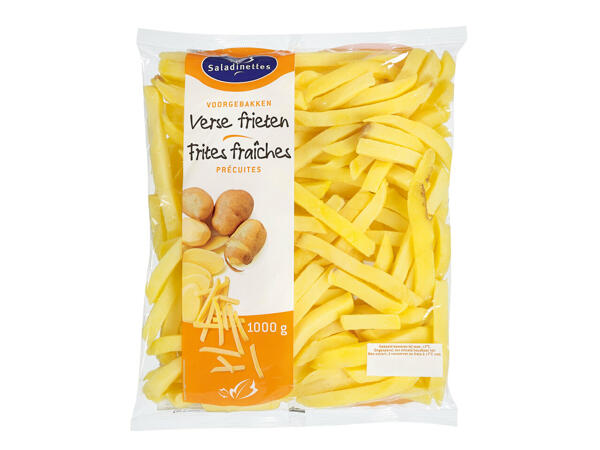 Frites fraîches précuites