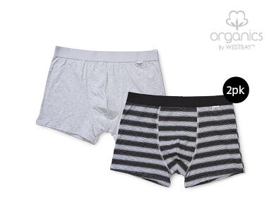 Men's Organic Cotton Underwear – Trunks 2pk