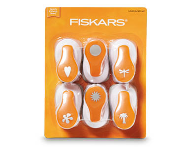Fiskars Paper Punches Set 6pk