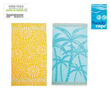 Velour Jacquard Beach Towel