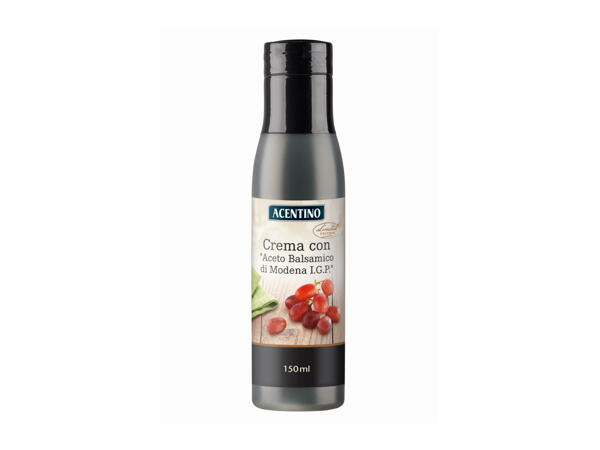 Crema con "Aceto Balsamico di Modena I.G.P."