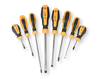 Lot de tournevis, 8 pièces WORKZONE(R)