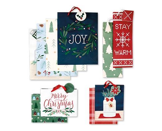 Merry Moments 
 10 Pack Holiday Gift Bag Set