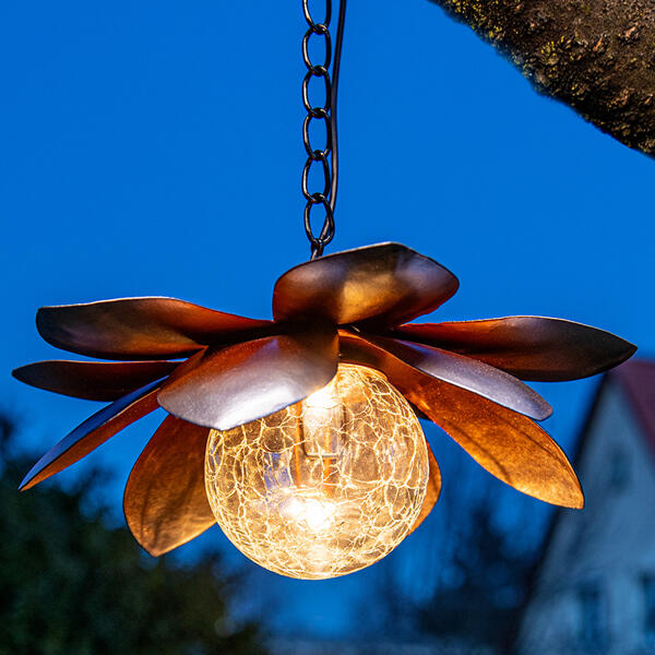 LED-Solar Lotusblume