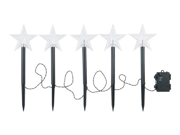 Livarno Home Christmas LED Stake Lights - 5 Pack