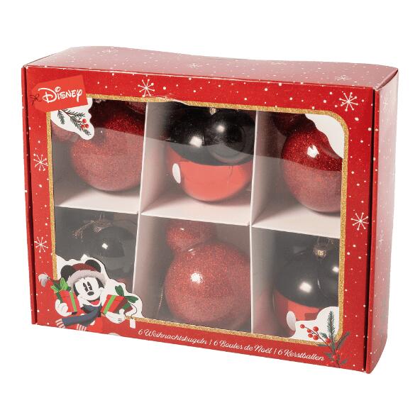 DISNEY(R) Boules de Noël, 6 ou 12 pcs