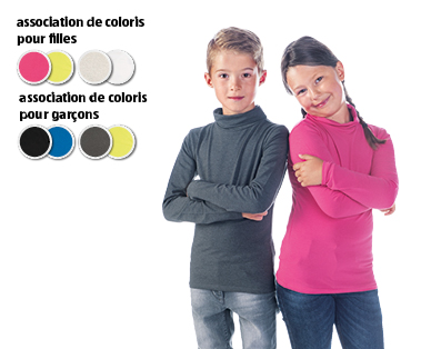 Pull-over à col roulé pour enfants KIDZ ALIVE