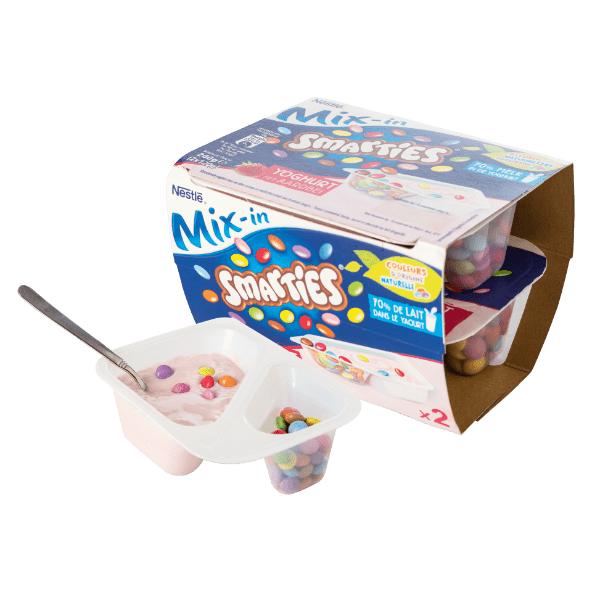 Yoghurt met Smarties, 2 st.