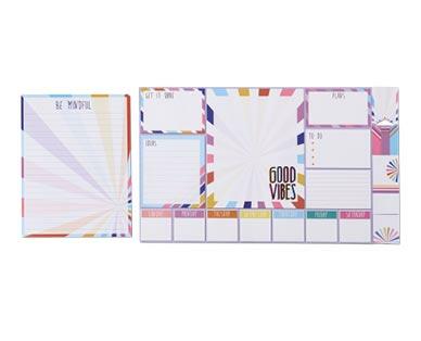 Pembrook 
 Desk Blotter & Note Pad Set