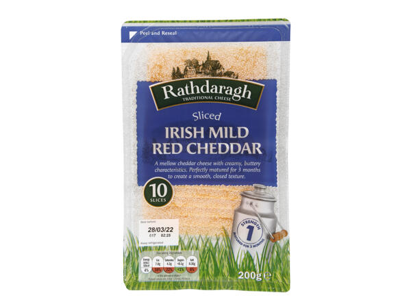 Sliced Mild Red Cheddar