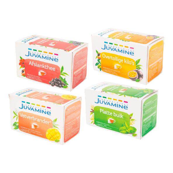 JUVAMINE(R) 				Afslank-, detox- of spijsverteringsthee, 20 st.