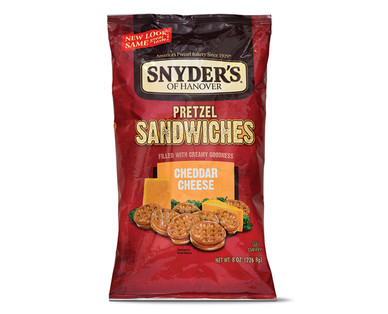 Snyder's of Hanover Cheddar Cheese Pretzel Sandwiches