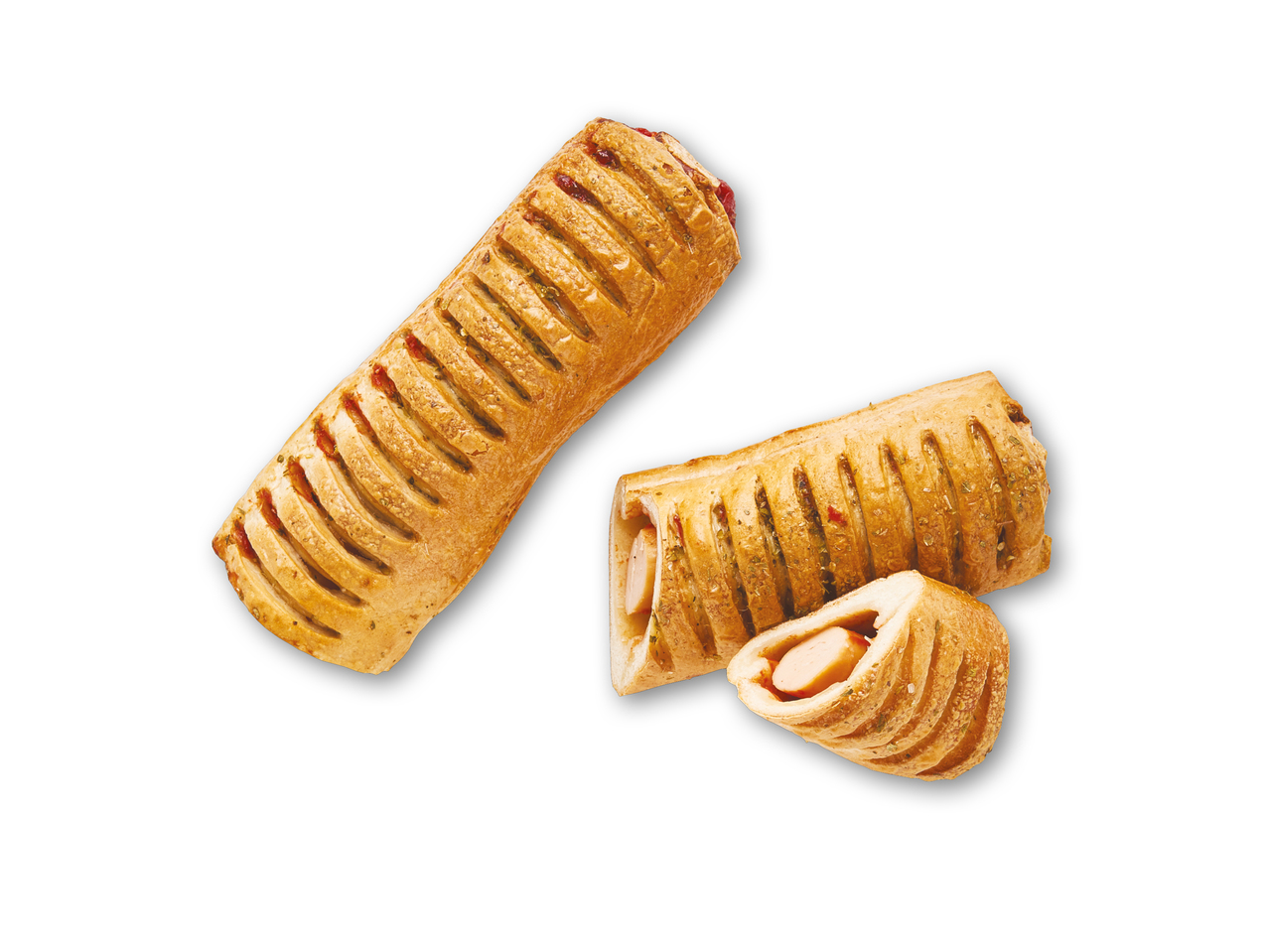Kyllingepølsehorn