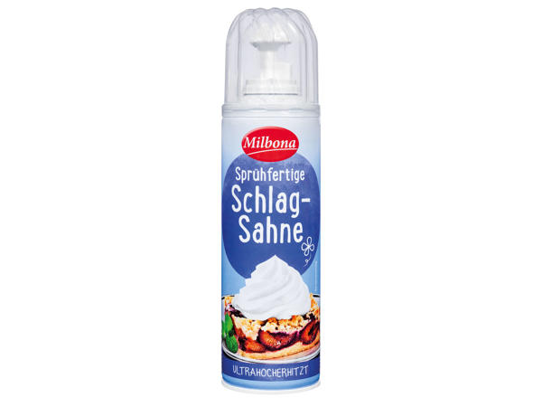 Milbona Schlagobers sprühfertig
