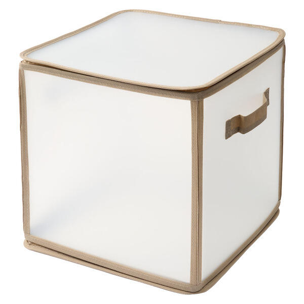 KIRKTON HOUSE Clear & Beige Collapsible Zip Storage
