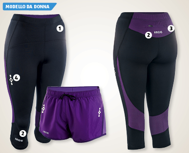 Pantalone da running da donna/uomo INOC