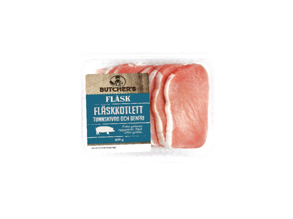 Färsk benfri kotlett