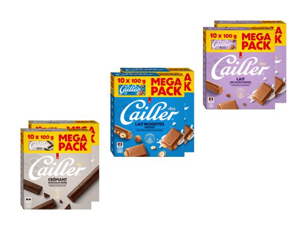 Tablettes de chocolat Cailler XXL