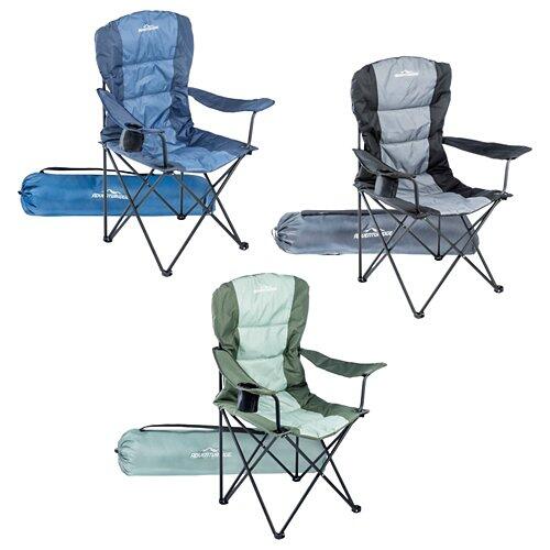 Chaise de camping rembourrée