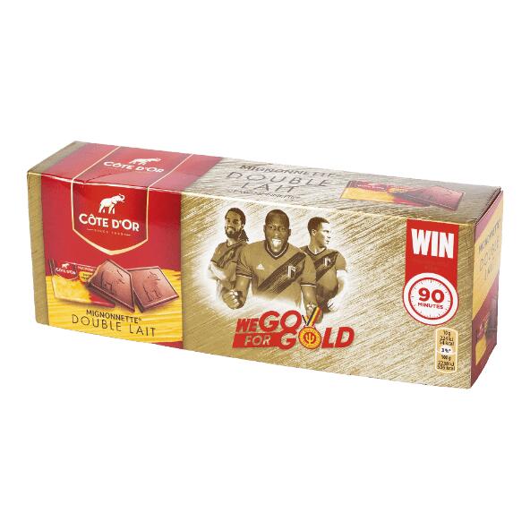 CÔTE D'OR(R) 				Mignonnette double lait, 21 pcs