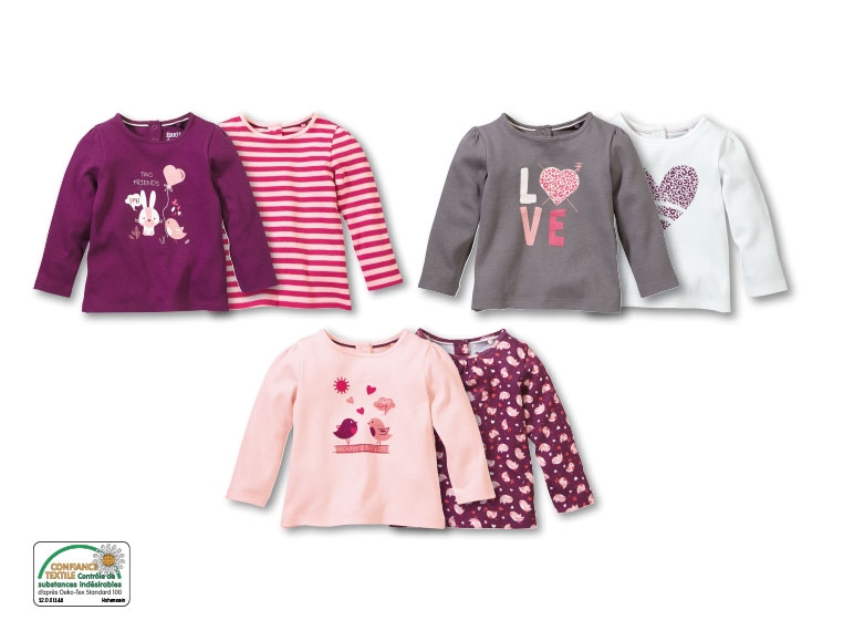 Tee-shirts à manches longues, lot de 2
