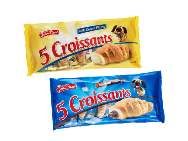 Croissant med krämfyllning