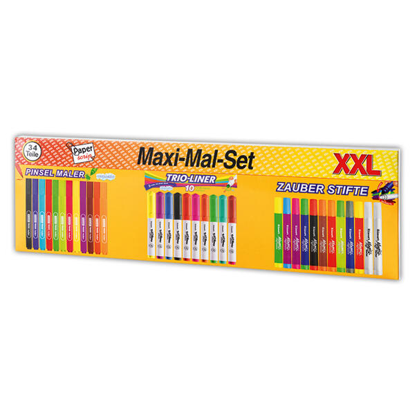 XXL-Buntstifte und Fasermaler