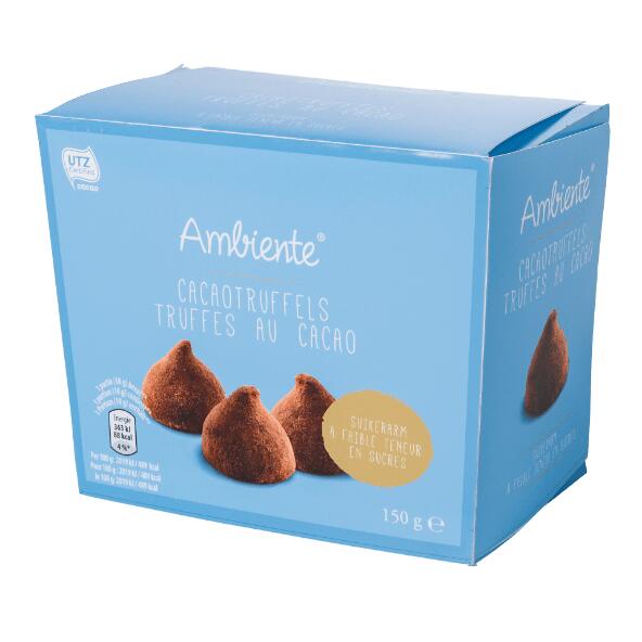 Truffes au cacao pauvres en sucre