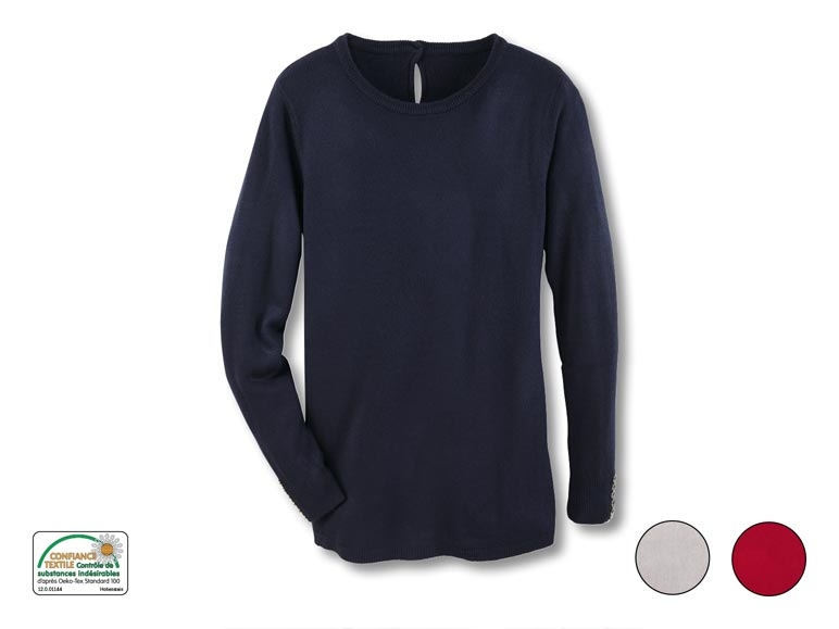 Pull à mailles fines