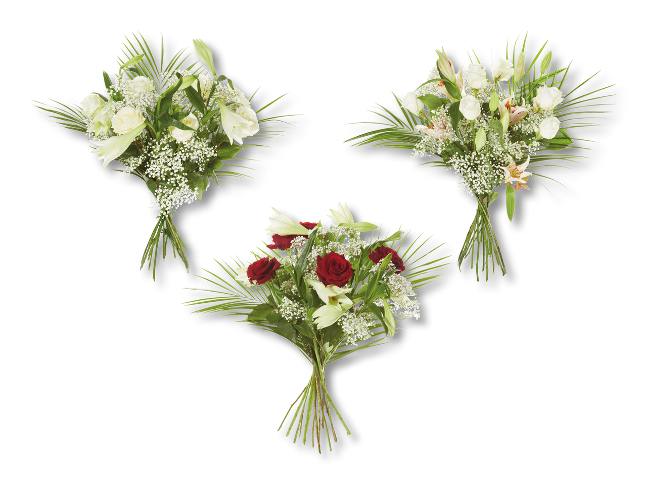 Bouquet exclusif de roses et de lys pour la Journée internationale de la femme