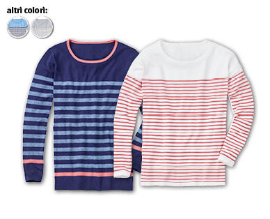 BLUE MOTION Pullover in maglia fine