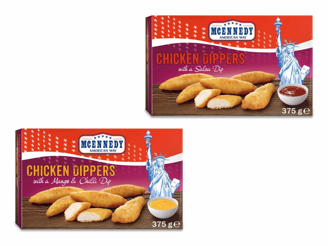 Bâtonnets de poulet avec dip