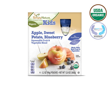 SimplyNature Fruit & Veggie Squeezies