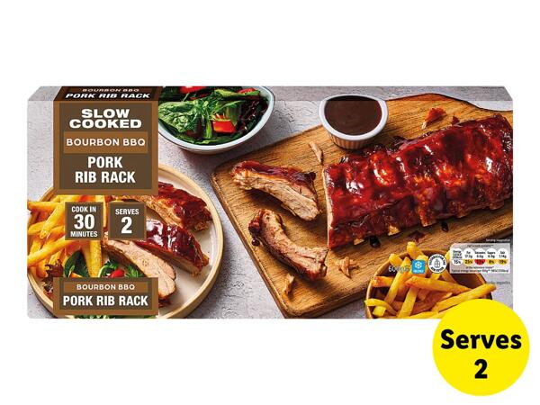 Bourbon BBQ Pork Rib Rack