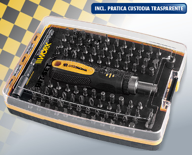 Set di punte, 101 pezzi WORKZONE(R)
