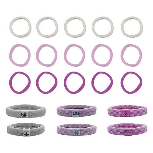 No Crease Ties, Cream/Lavender