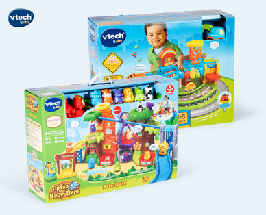 VTECH Tip-Tap Baby-Tiere Safari Park/Tut-Tut Baby-Flitzer Garage