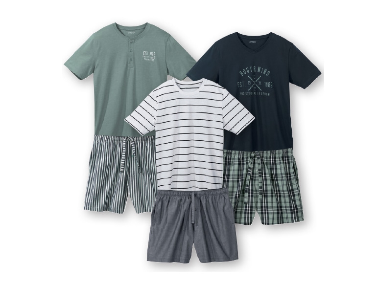 Livergy Men's Shortie Pyjamas